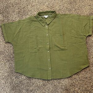 Sundance Olive Green Collared Shirt